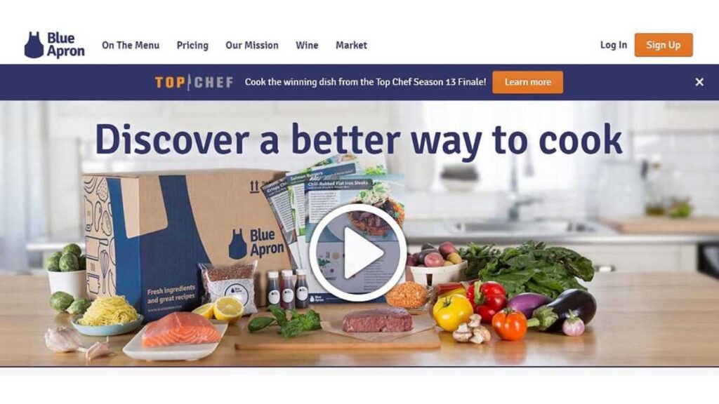 アメリカのミールキット、Blue Apron