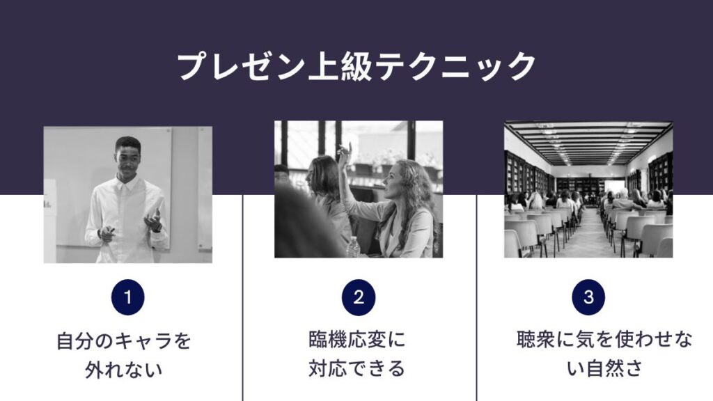 プレゼンの上級テクニック